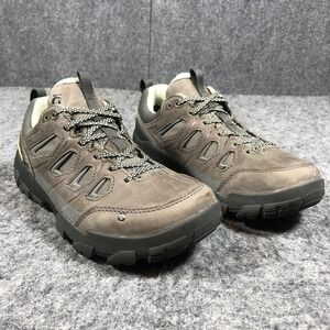Oboz Trail Hiking Shoes Womens 10 W Brown Leather BDry Waterproof Grip